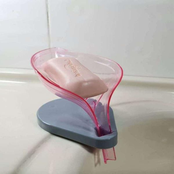 

soap dishes box cup leaf drain plastic creative suction