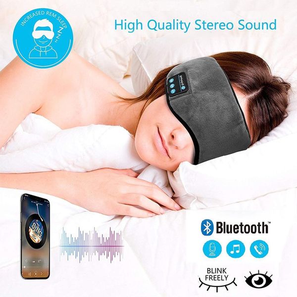 

bluetooth sleeping headphone eye mask speakers microphone