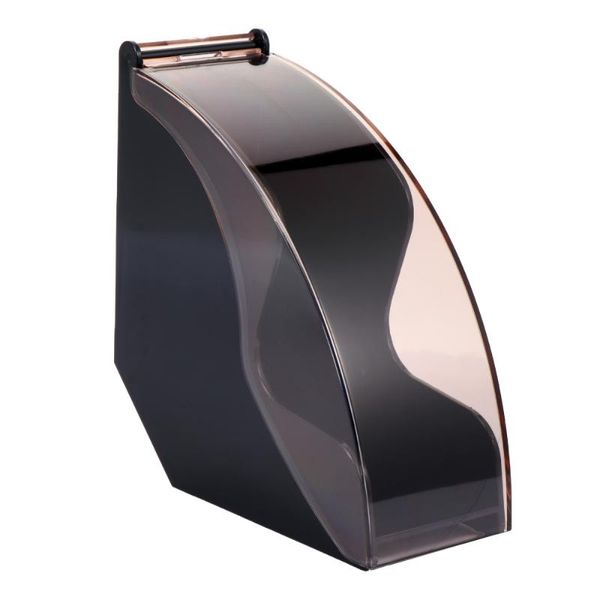 

coffee filters 1pc filter holder paper storage rack for cafe (black)