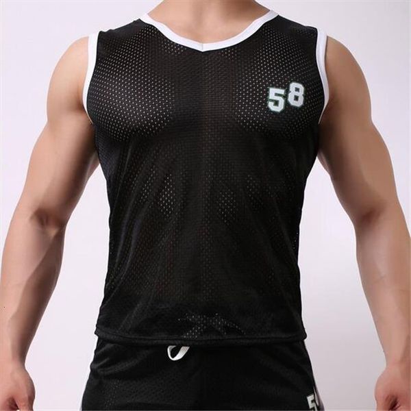 

drop selling summer mens sporting vest jogging marathon running clothes men quick drying youth, White;black