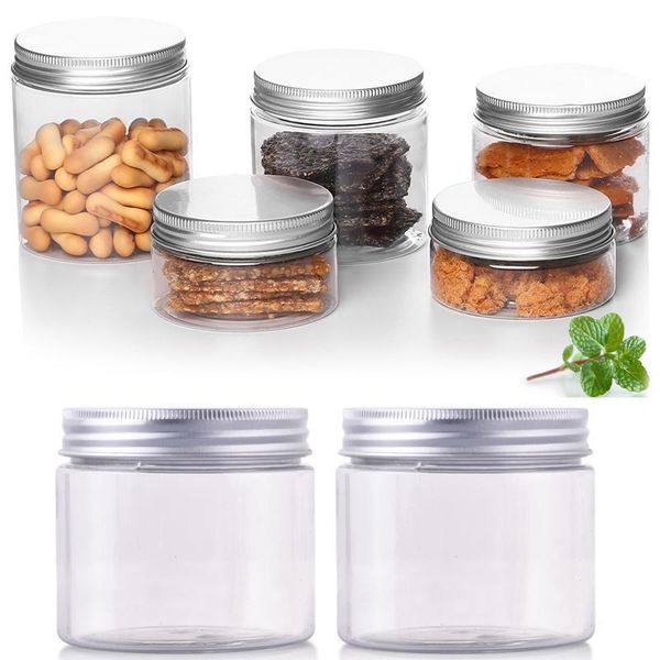 

refillable cosmetic containers packaging transparent split cover mask empty aluminum cream with display bottle boxes sample c4c1 storage bot