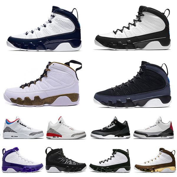 

jumpman mens 9 og basketball shoes 9s racer blue high bred pearl blue snakeskin pink p gold silver glitter barons men sports trainers sneake