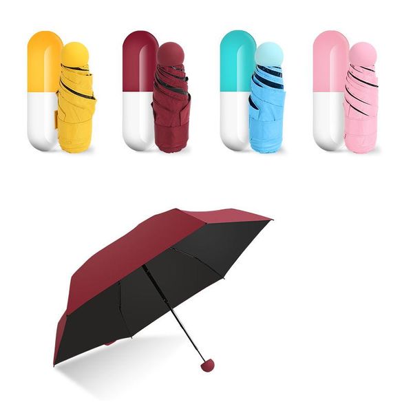 

umbrellas umbrella mini light small pockets anti-uv folding compact nin668