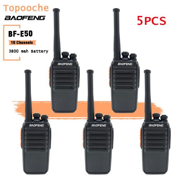 

baofeng a buon mercato senza fili walkie talkie bf-e50 uhf 400-470mhz two way radio e50 5w ham 10km cb