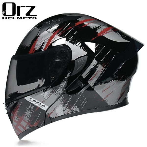 

gifts racing flip up motorcycle helmets helmet abs full face dot approved casco
