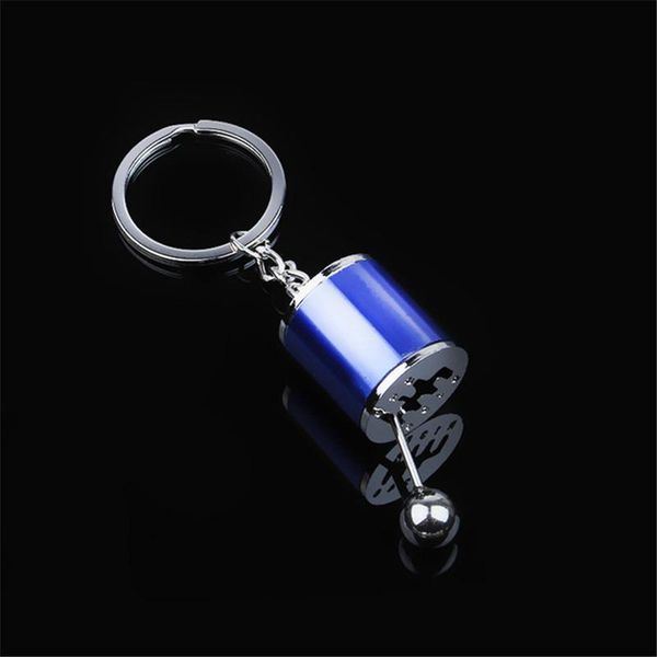 

keychains 5 colors keyring turbo shift gear head key chain wave box ornaments 1 pc free, Silver