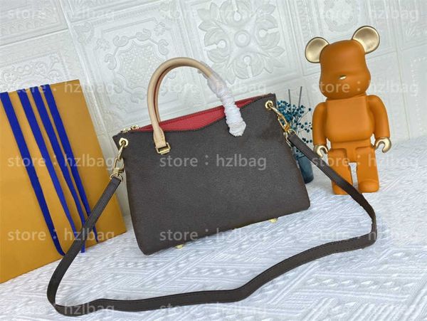 

pallas mm bb totes bags cerise red monograms leather business shopping bag letter flower designer handbags