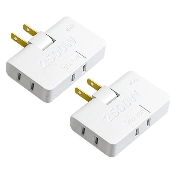 

computer cables & connectors 1pcs rotatable socket converter 180 degree multi plug slim wireless outlet adapter extension