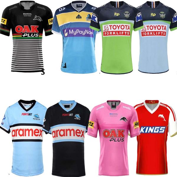

s-5xl 21/22 newca stle knights home away 2021 2022 rugby jerseys penrith panthers indigenous australia nrl league gold coast titans brisbane, Black;gray