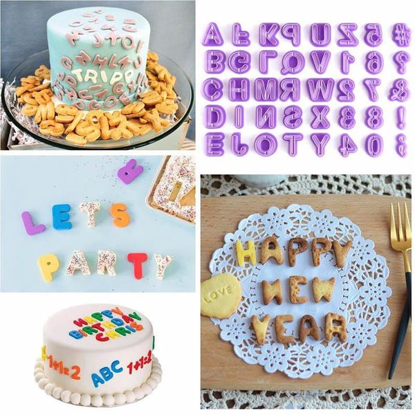 

baking & pastry tools 96pcs fondant cake decor kit mold cutters rolling pin smoother embosser scissors bakeware fbe2