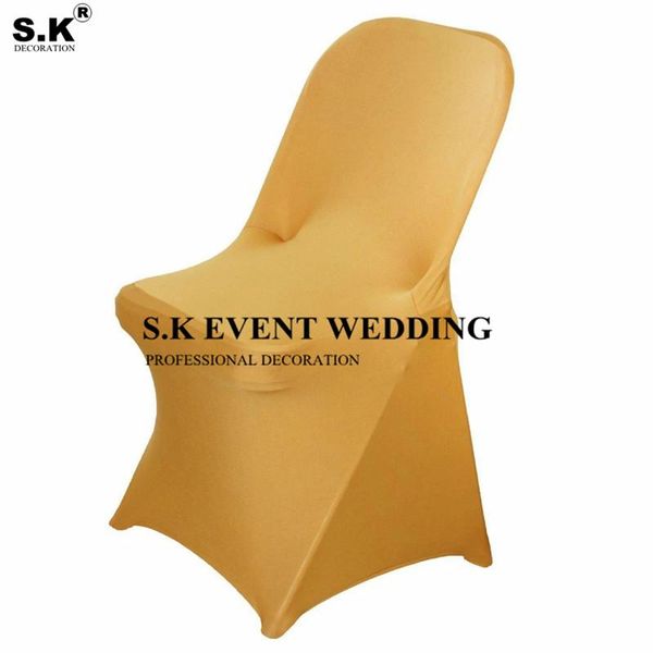 

chair covers lycra stretch spandex folding cover for banquet wedding decoration