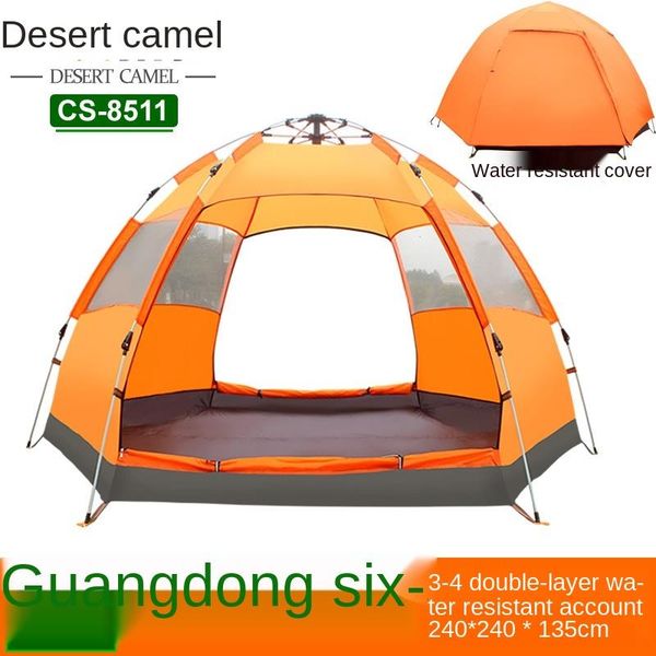 

desert camel 8511 hexagonal double deck small tent tents and shelters