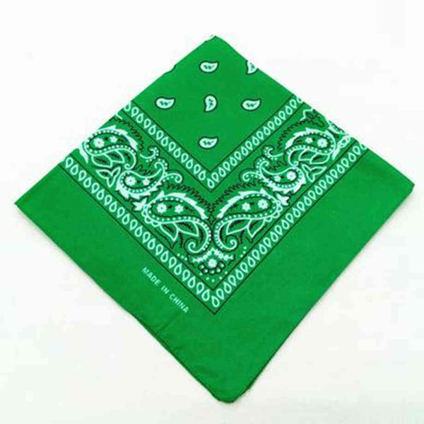 

Bandanas 54*54CM Cotton Novelty Floral Print Paisley Cowboy Bandana Handkerchiefs Head Wrap Scarf LJJA4121 1099 KS75