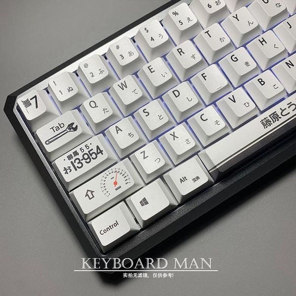 

keyboards japanese personalized keycaps ae86 header text drift original height thermal sublimation 108 104 98 6 87 84 68 64 61