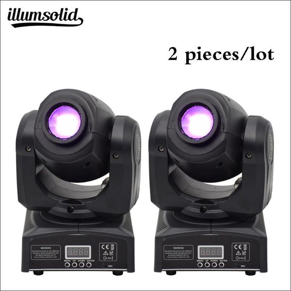 

effects mini 10w led moving head light spot for dj equipment gobo 2pcs/lot