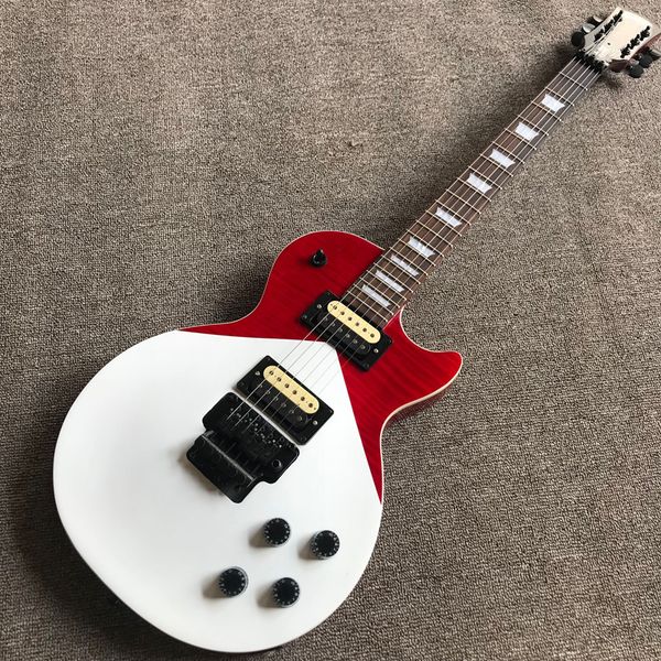 

delivery electic guitar rosewood fingerboard, tiger flame maple multicolor electric guitar , high quality