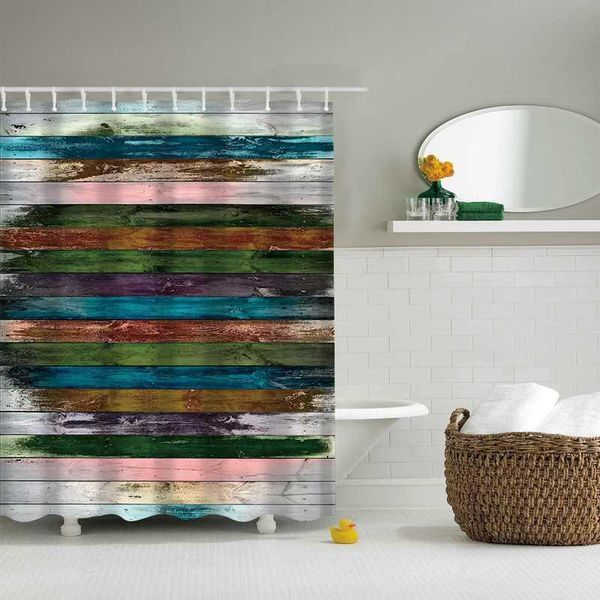 

shower curtains color printing pure natural art design bathroom curtain simple nordic home decor waterproof screen