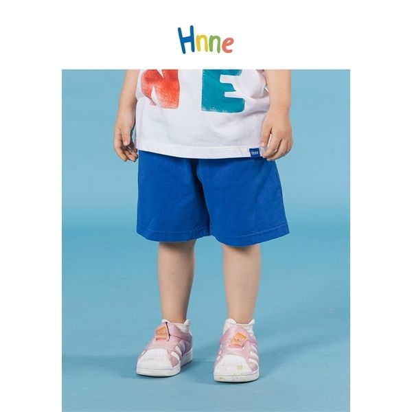 Hnne Summer Thin Pantaloncini da corsa Kids 100% Cotton Skin-Friendly Unisex Ragazzi Ragazze Bambini Jogger Sweatshorts HJ150522 210723