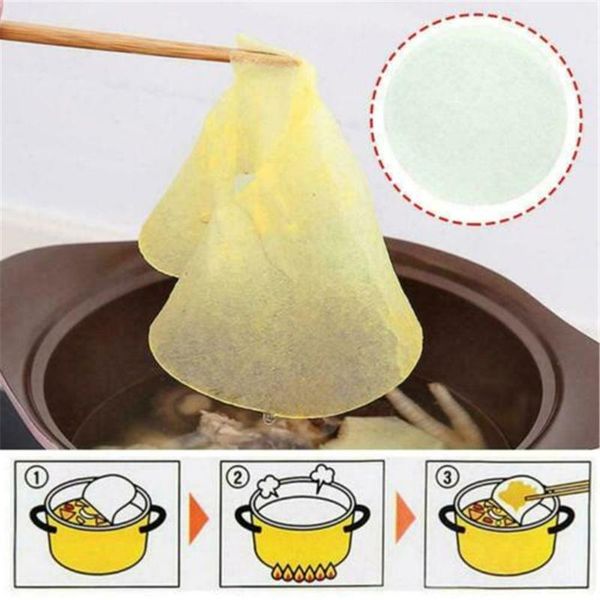 

mats & pads 12-pack family kitchen soup oil-absorbent barbecue blotting paper baking oil filter high resistant temperature more health