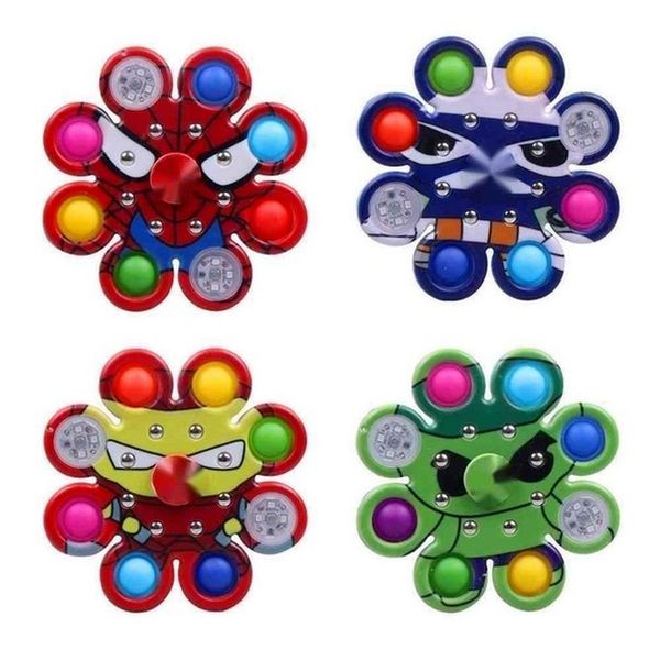 

children push fingertip toys bubble camouflage printed tiktok squeeze silicone decompression toy plastic board stress relief game e15