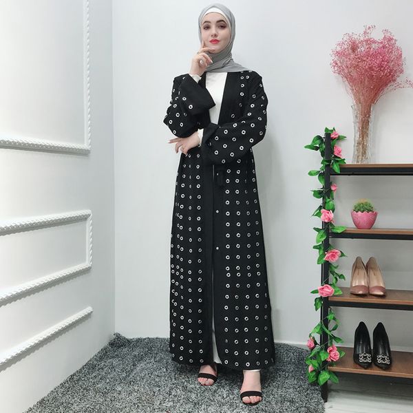 

kaftan abaya dubai kimono femme muslim dress turkey abayas for women caftan marocain qatar oman islam clothing ramadan cardigan, Red