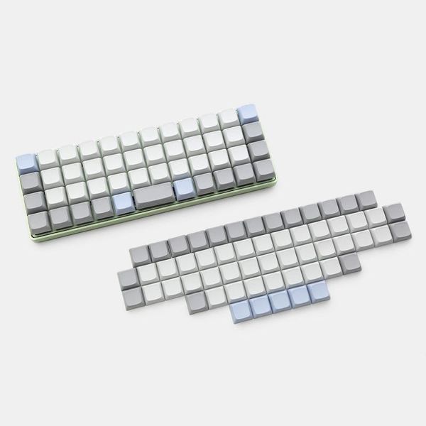 

keyboards xda dsa blank pbt keycaps suitable for ortholinear layout mx keyboard xd75 id75 planck preonic niu40