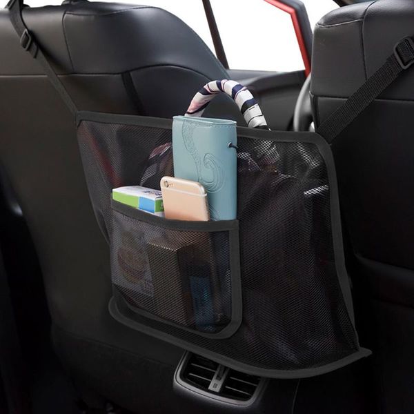 

car organizer storage disturb ser kids barrier luggage holder hanging mesh between back accessories styling net seat bag