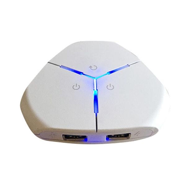 

hubs pc power switch supply on button dual usb ports button+restart for desktop