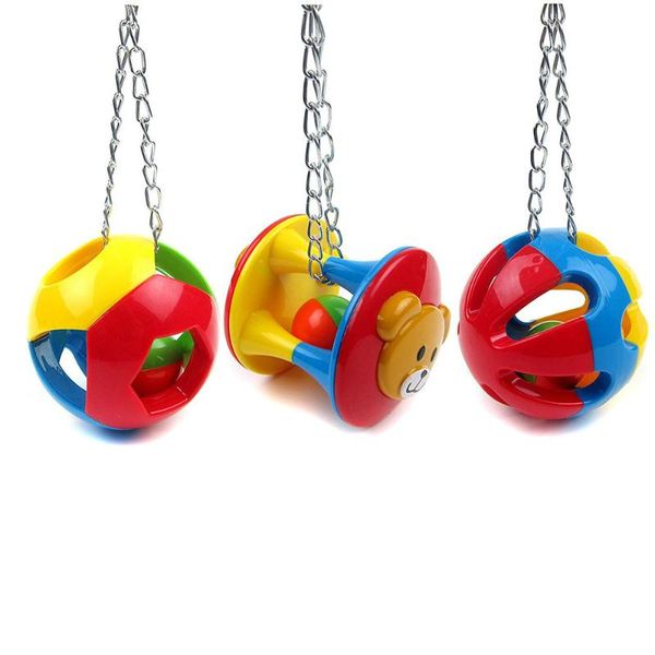 

pet bird bites toy parrot chew ball toys for parrots swing cage hanging cockatiel brinquedos birds supplies cages