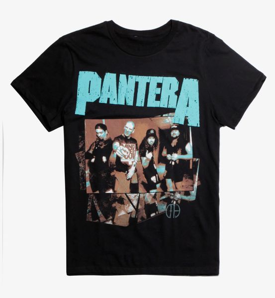 

pantera pantera band p heavy metal t-shirt new licensed & official, White;black