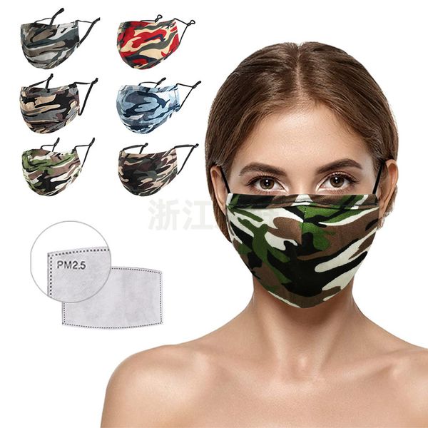 

pure camouflage cotton mask for men and women