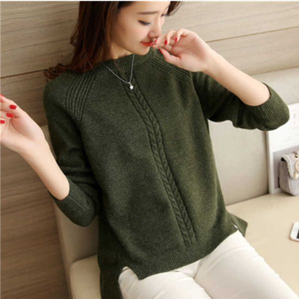 

women's sweaters knitted pullover sweater women fashion autumn winter warm casual loose o-neck long sleeve female y0vl, White;black