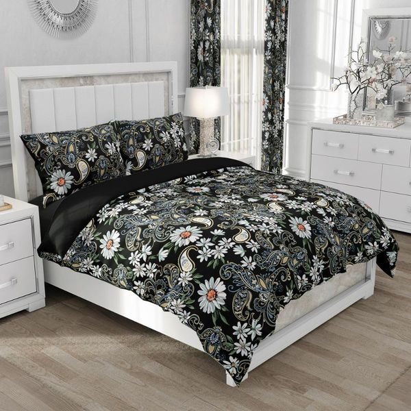 

bedding sets set single double king,duvet cover with pillowcases,quilt/blanket bedclothes black fowler