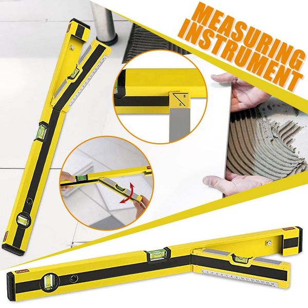 

multifunctional household spirit level aluminum alloy professional measuring instrument bath accessory set