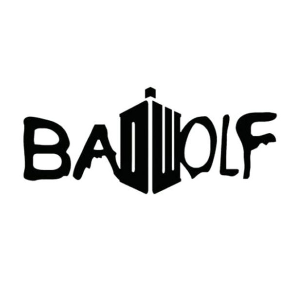 

17.8cm*7.6cm bad wolf tardis dr who vinyl window car lapsticker funny car styling stickers and decals black slive