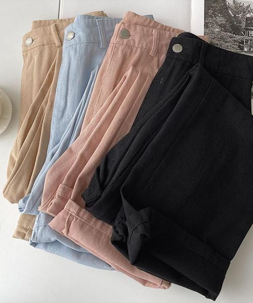 

high waist straight vintage womens jean pink wide leg denim pants summer blue streetwear chic