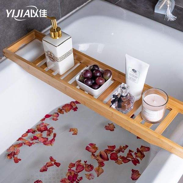 

bathroom shelves bamboo bathtub rack shelf shower tub tray holder stand household support storage