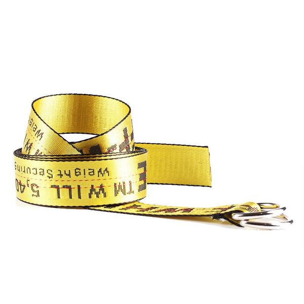 

belts men women casual knitted belt woven off canvas white metal buckle webbing embroidery letter fashion accesories gifts, Black;brown