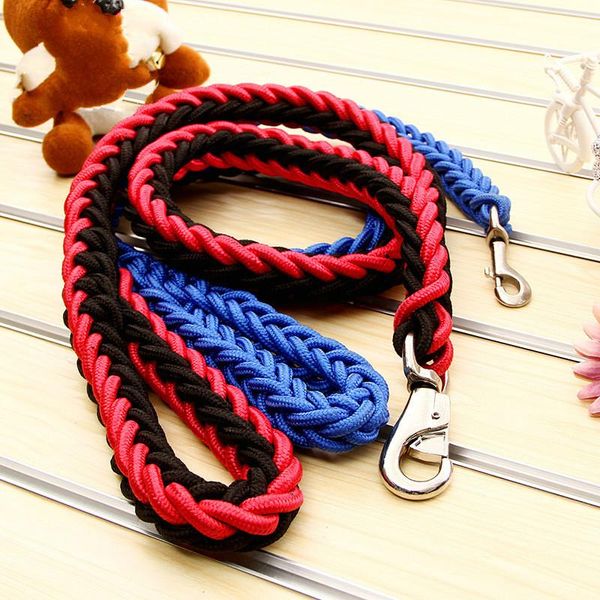 

dog collars & leashes hand holding rope large leash pet single service collar bandana