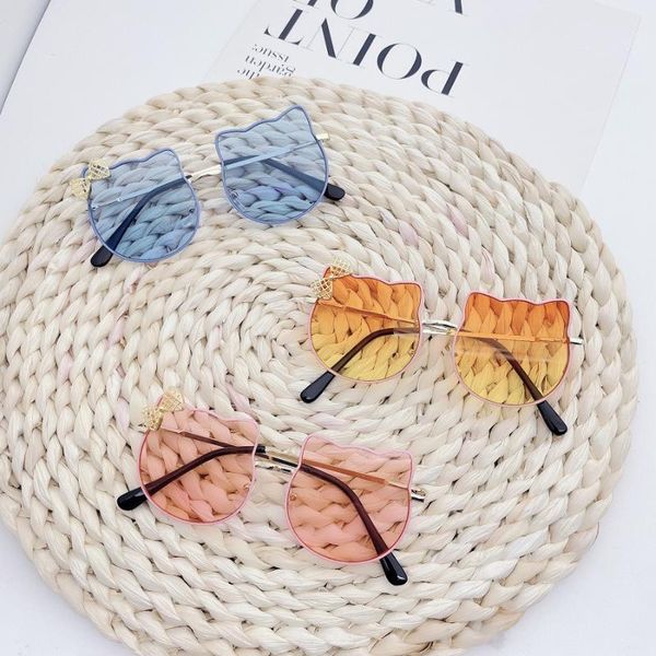 

sunglasses bear cub lovely kids shape frame girls children sun glasses round baby boy eyeglasses cute shades driver goggles, Blue