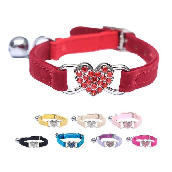 

cat collars & leads multi-color collar skin-friendly adjustable safety belt decorative pet necklace accessories
