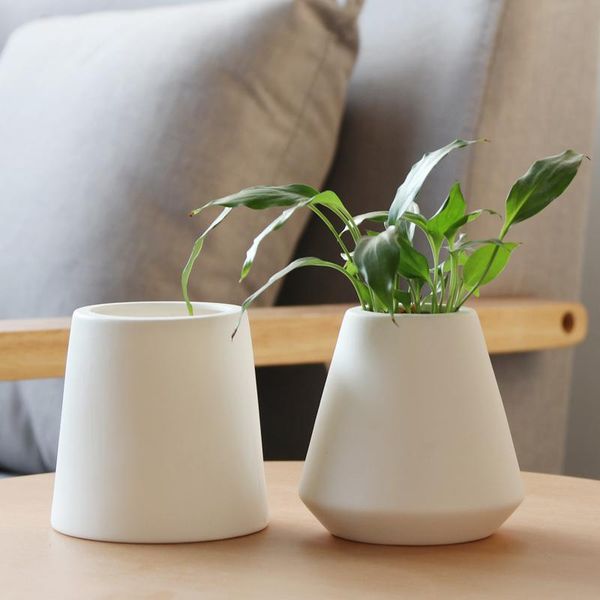 

vases mini small white porcelain vase home decorations ornaments for living room creative ceramic green water hydroponic flower pot