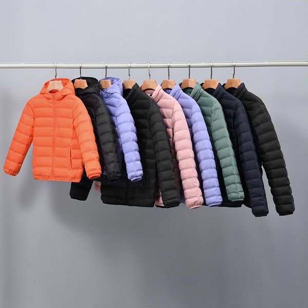 

racing sets 2021 ms qiu dong thin section male men and women down jacket couples coat women's short roupas femininas conjuntos, Black;blue