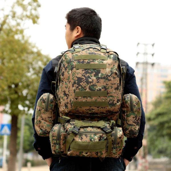 

backpack 50l large capacity molle military waterproof travel bag pack army rucksacks mochila masculina