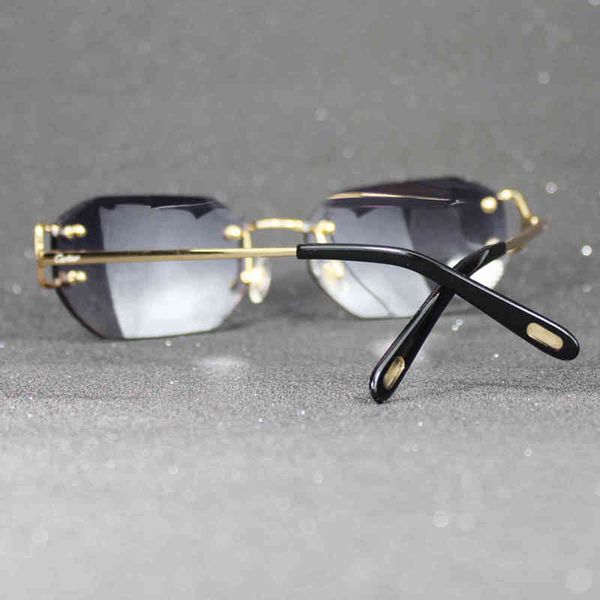 

2022 factory wholesale model diamond cut women and men decoration gafas sol luxury shades for driving sunglasses, White;black