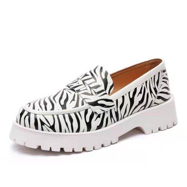 

dress shoes aiyuqi women spring 2021 genuine leather loafers girls fashion british style student, Black