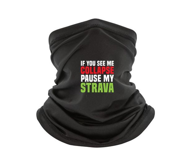 

hats, scarves & gloves sets if i collapse pause my strava scarf- funny joke gift for him running run, Blue;gray