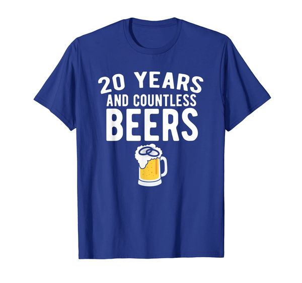 

20th wedding anniversary t shirt funny husband love gift, White;black