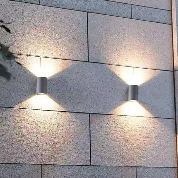 

wall lamps led lights porch aluminum outdoor light 10w modern decoration park landscape garden lamp lighting
