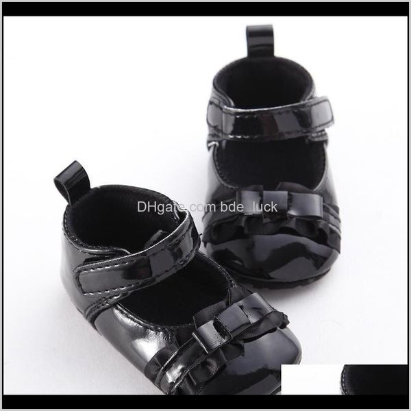 

walkers baby, kids & maternityborn spring and autumn summer first walker pu girl solid color bow soft sole baby toddler shoes drop delivery